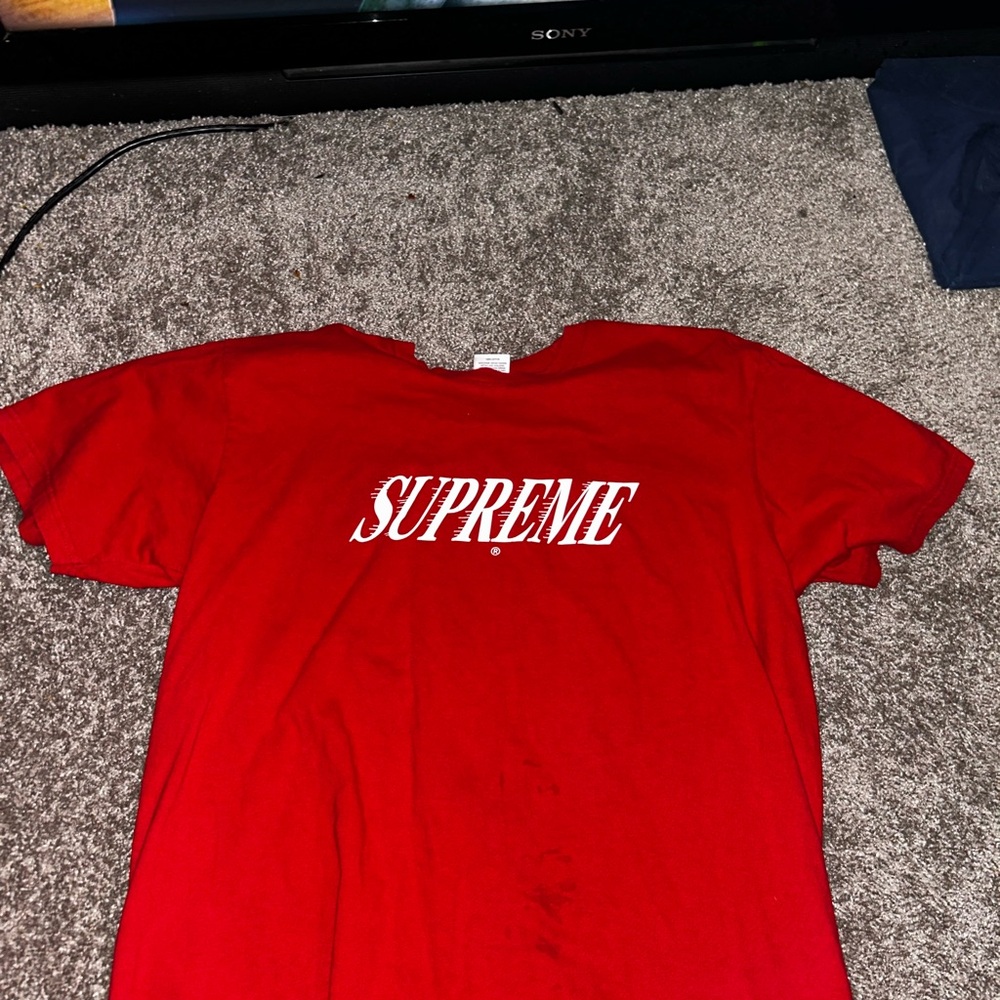 Supreme Red Graphic Tee